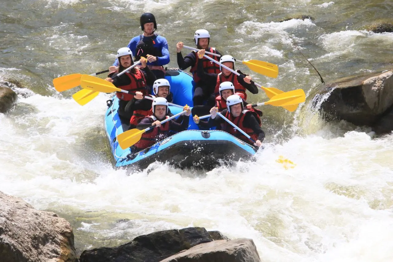 Rafting in den Pyrenäen